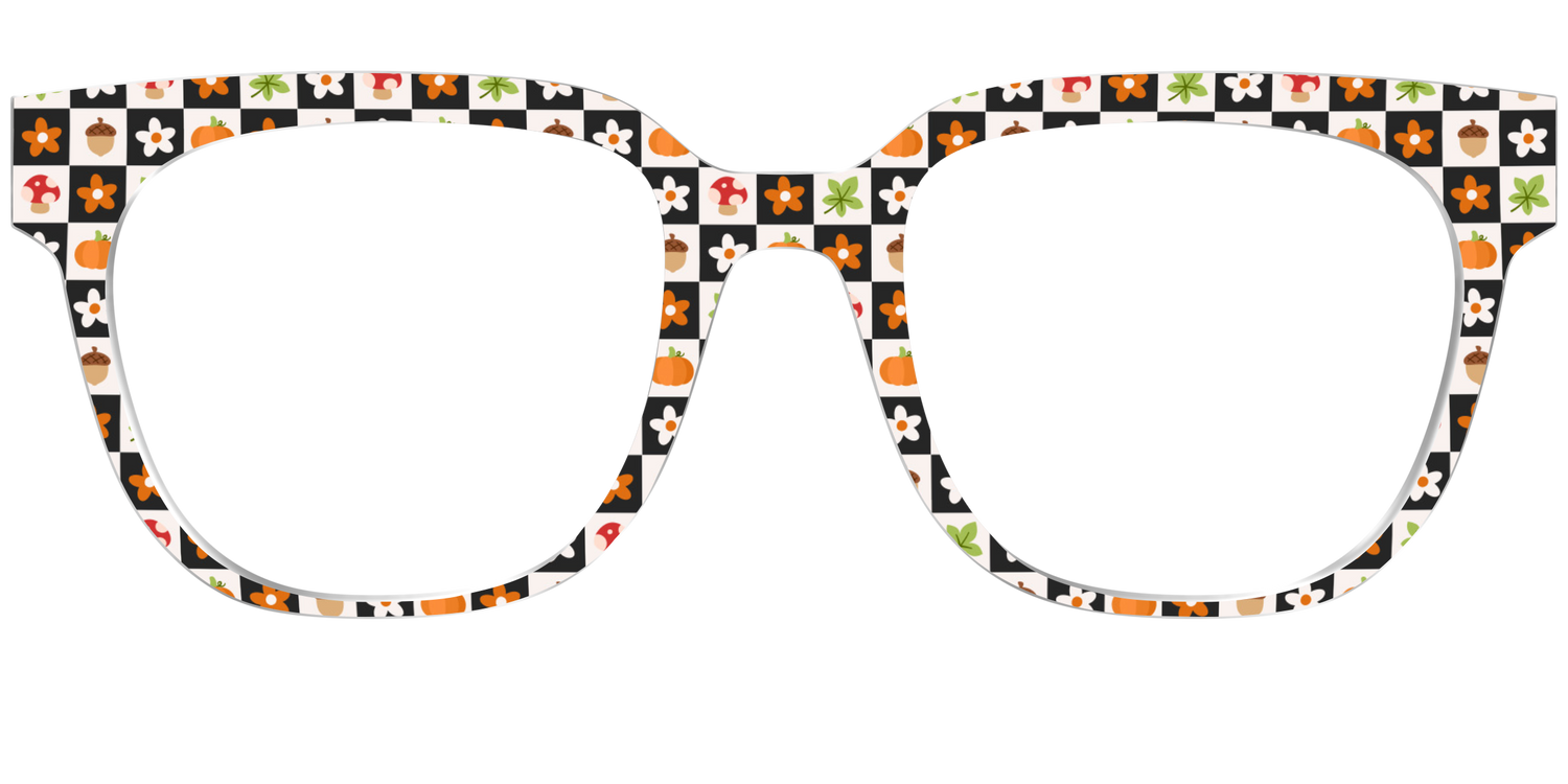 The Fall Festive Check - Front Top Image - Pair Eyewear