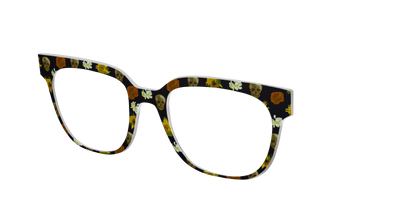 The Floral Skulls - Angle Top Thumbnail - Pair Eyewear