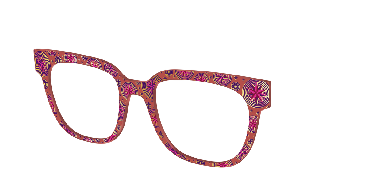The Gold Foil Luna Lovegood™ - Angle Top Image - Pair Eyewear