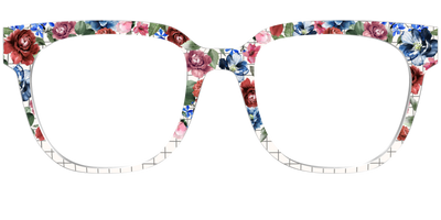 The Graph Paper Floral - Front Top Thumbnail - Pair Eyewear