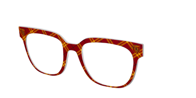 The Gryffindor™ Plaid - Angle Top Thumbnail - Pair Eyewear