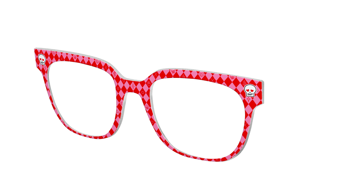 The Harley Quinn Suit - Angle Top Image - Pair Eyewear