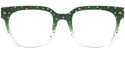 The Holiday Bauble with Foil Crystal - Front Top Thumbnail - Pair Eyewear