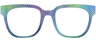 The Holographic Dragon Scales - Front Top Thumbnail - Pair Eyewear