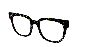 The Holographic Lightning Bolts - Angle Top Thumbnail - Pair Eyewear