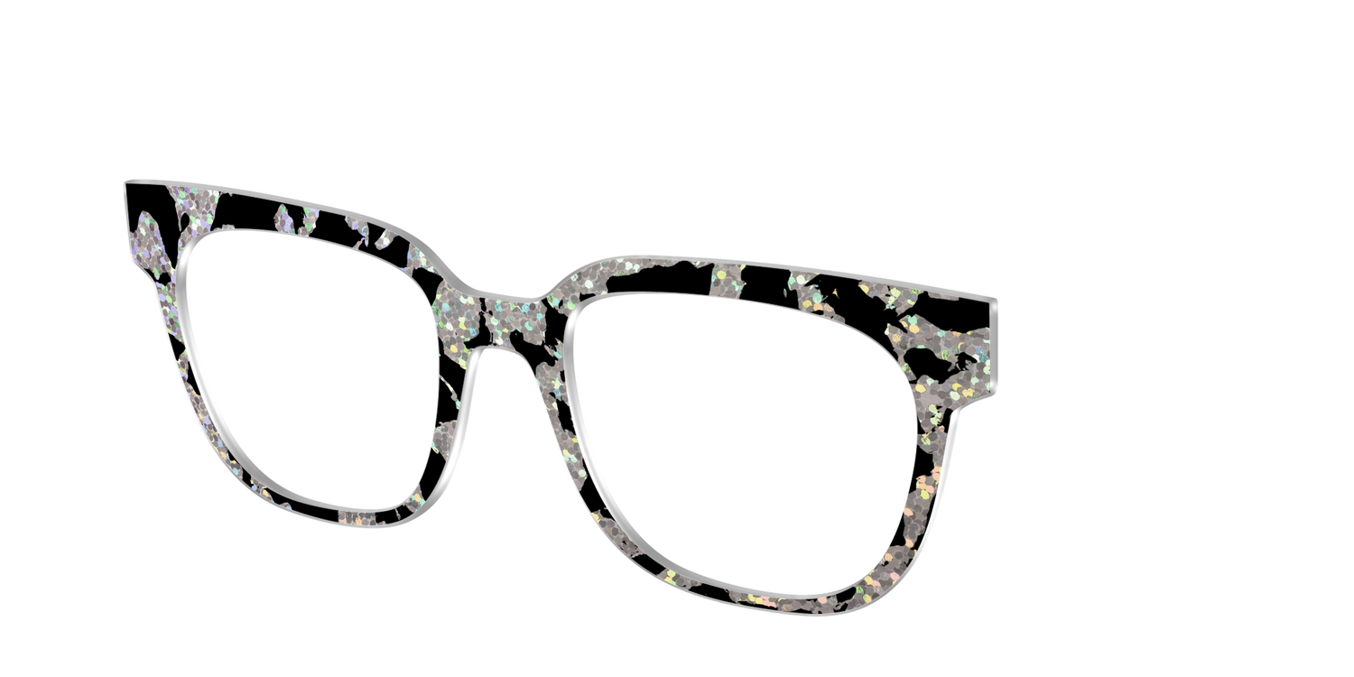 The Holographic Mottled Tortoise - Angle Top Image - Pair Eyewear