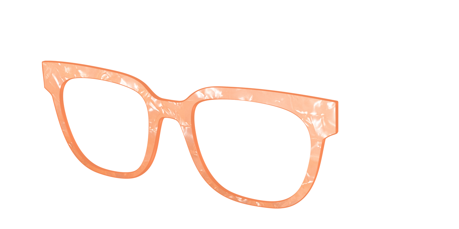 The Morganite Pearl Marble - Angle Top Image - Pair Eyewear