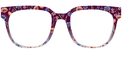 The Mulberry Floral Dip-Dye - Front Top Thumbnail - Pair Eyewear