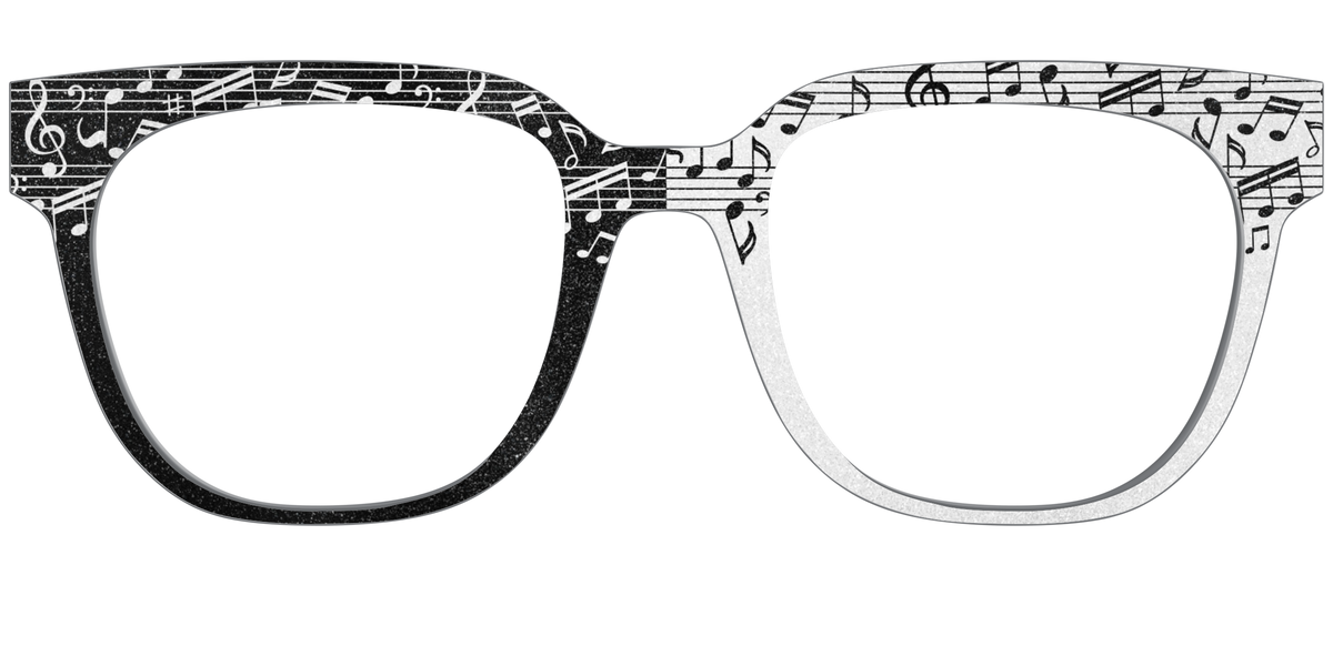 The Musical Shimmer Split - Front Top Image - Pair Eyewear