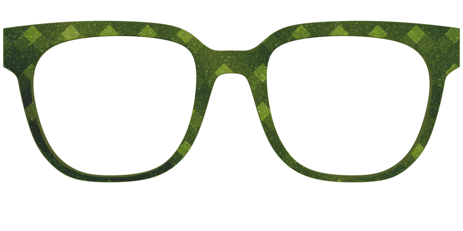 The Olive Geo - Front Top Image - Pair Eyewear