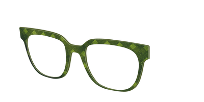 The Olive Geo - Angle Top Thumbnail - Pair Eyewear