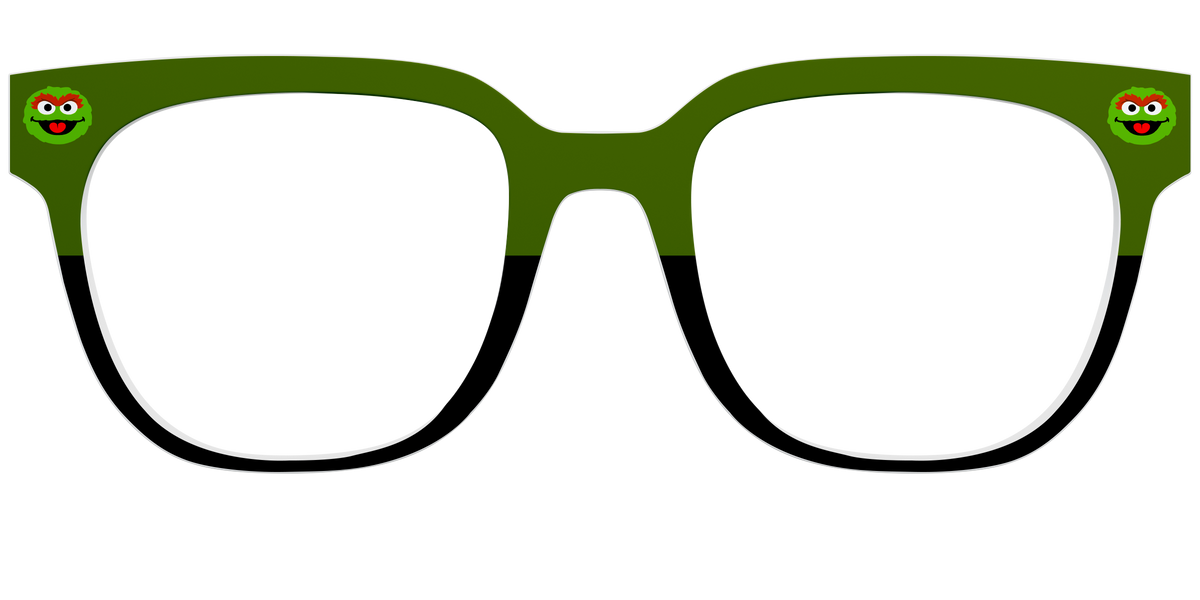 The Oscar the Grouch - Front Top Image - Pair Eyewear