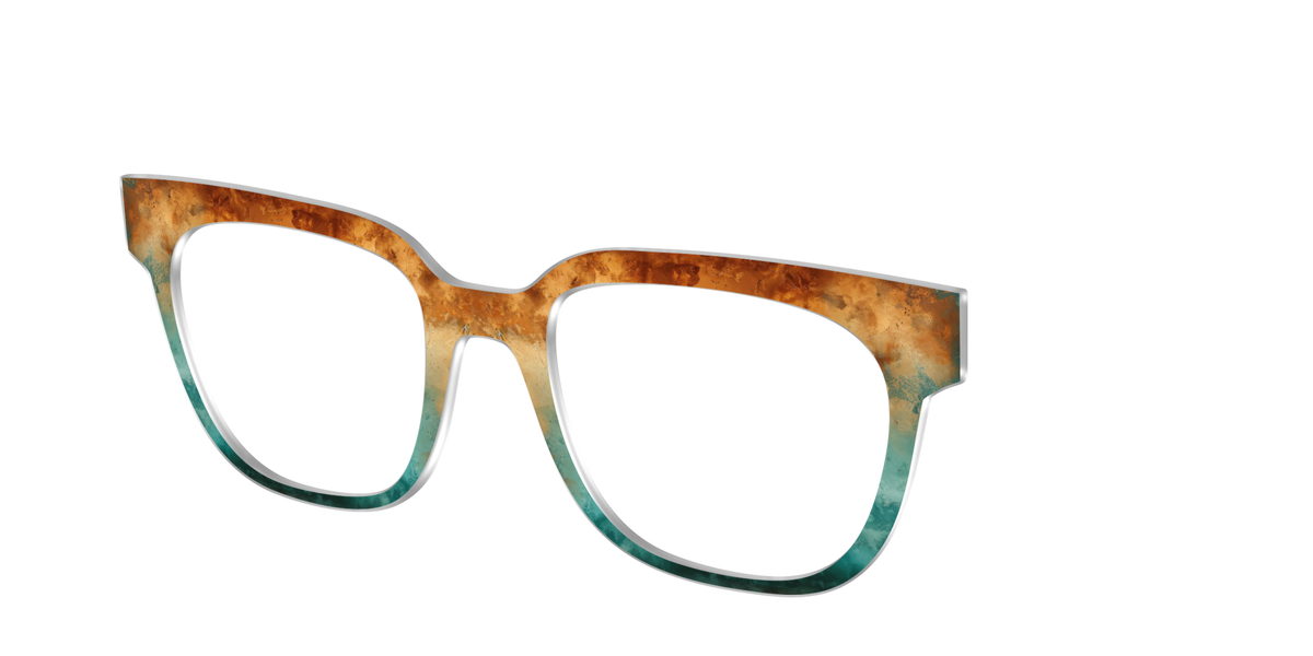 The Oxidized Copper - Angle Top Image - Pair Eyewear
