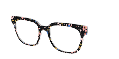 The Pallid Paint Splatter - Angle Top Thumbnail - Pair Eyewear