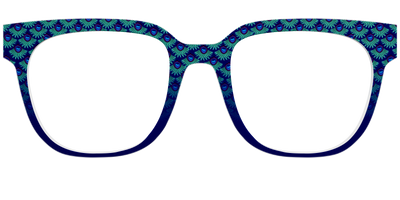 The Peacock Scallop - Front Top Thumbnail - Pair Eyewear