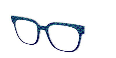 The Peacock Scallop - Angle Top Thumbnail - Pair Eyewear