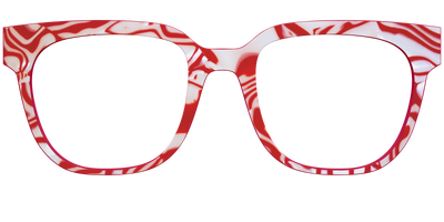 The Peppermint Swirl - Front Top Thumbnail - Pair Eyewear