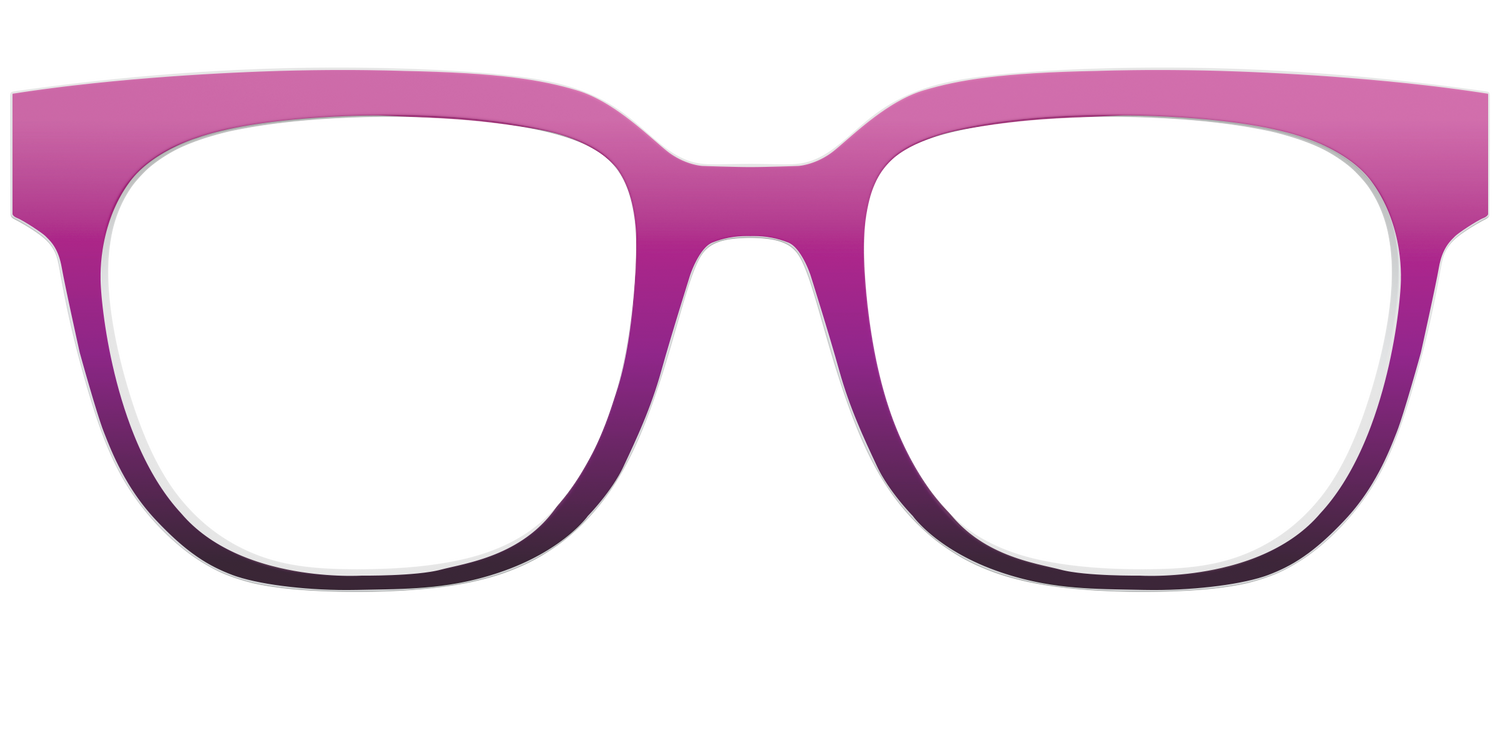 The Pink to Plum Gradient - Front Top Image - Pair Eyewear