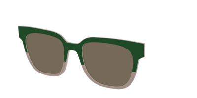 The Polarized Cedar & Sap Crystal Split Sun Top - Angle Top Thumbnail - Pair Eyewear
