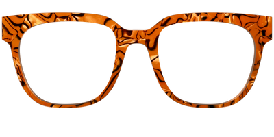 The Pumpkin Pearl Swirl - Front Top Thumbnail - Pair Eyewear