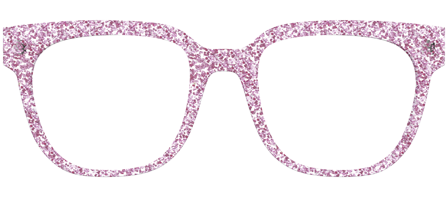 The Rose Gold Sparkle - Front Top Image - Pair Eyewear