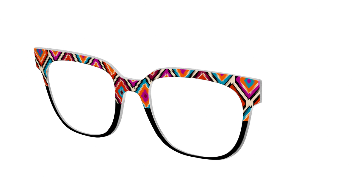 The Sarape Split - Angle Top Image - Pair Eyewear