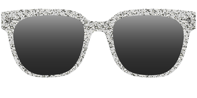 The Polarized Silver Sparkle Sun Top - Front Top Thumbnail - Pair Eyewear