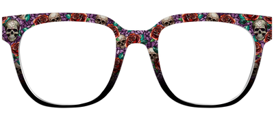 The Skull & Thorn Stained Glass - Front Top Thumbnail - Pair Eyewear