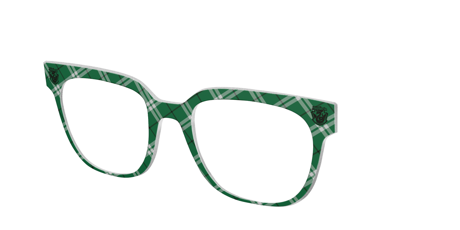 The Slytherin™ Plaid - Angle Top Image - Pair Eyewear