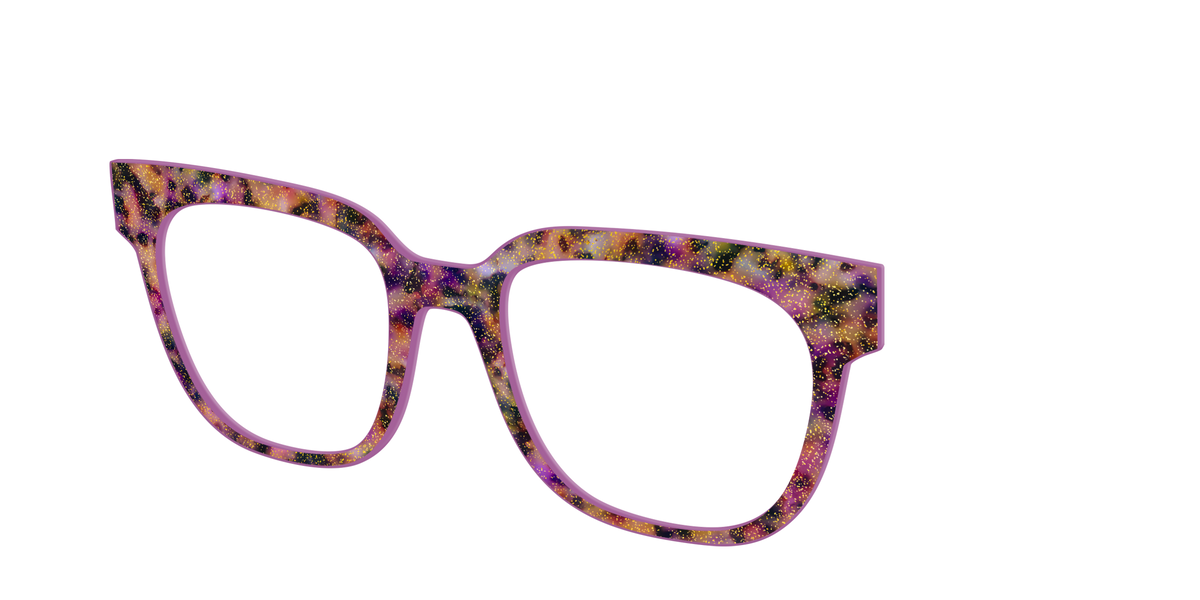 The Spooktacular Tortoise with Glitter - Angle Top Image - Pair Eyewear