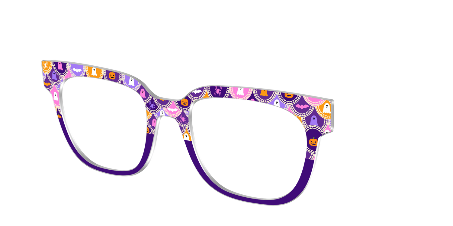 The Spooky Scallop Split - Angle Top Image - Pair Eyewear