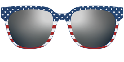 The Polarized Stars & Stripes Sun Top - Front Top Thumbnail - Pair Eyewear