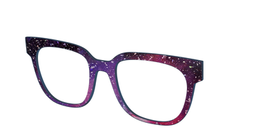 The Twilight Sky with Holographic Glitter - Angle Top Thumbnail - Pair Eyewear