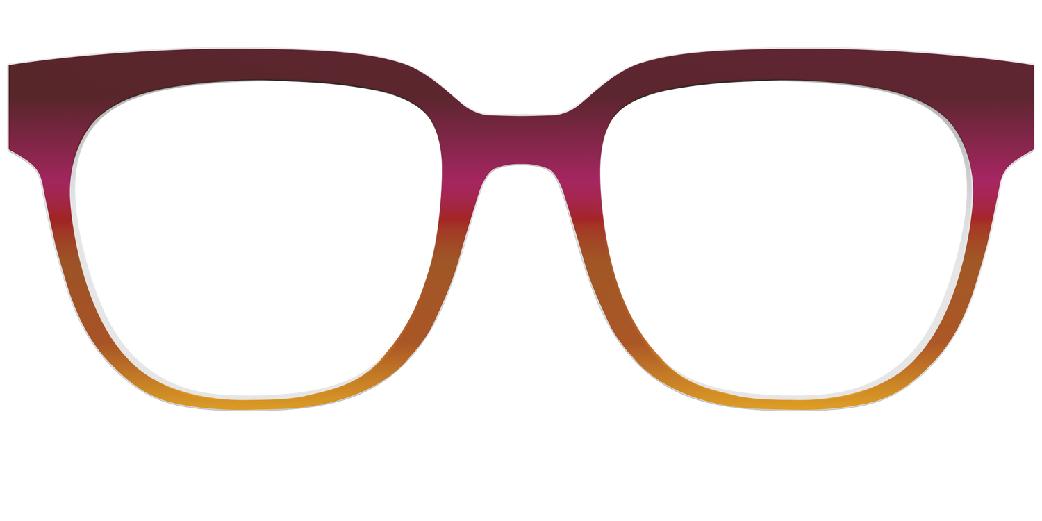 The Umber to Ochre Gradient - Front Top Image - Pair Eyewear