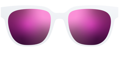 The Polarized White Sun Top - Front Top Thumbnail - Pair Eyewear