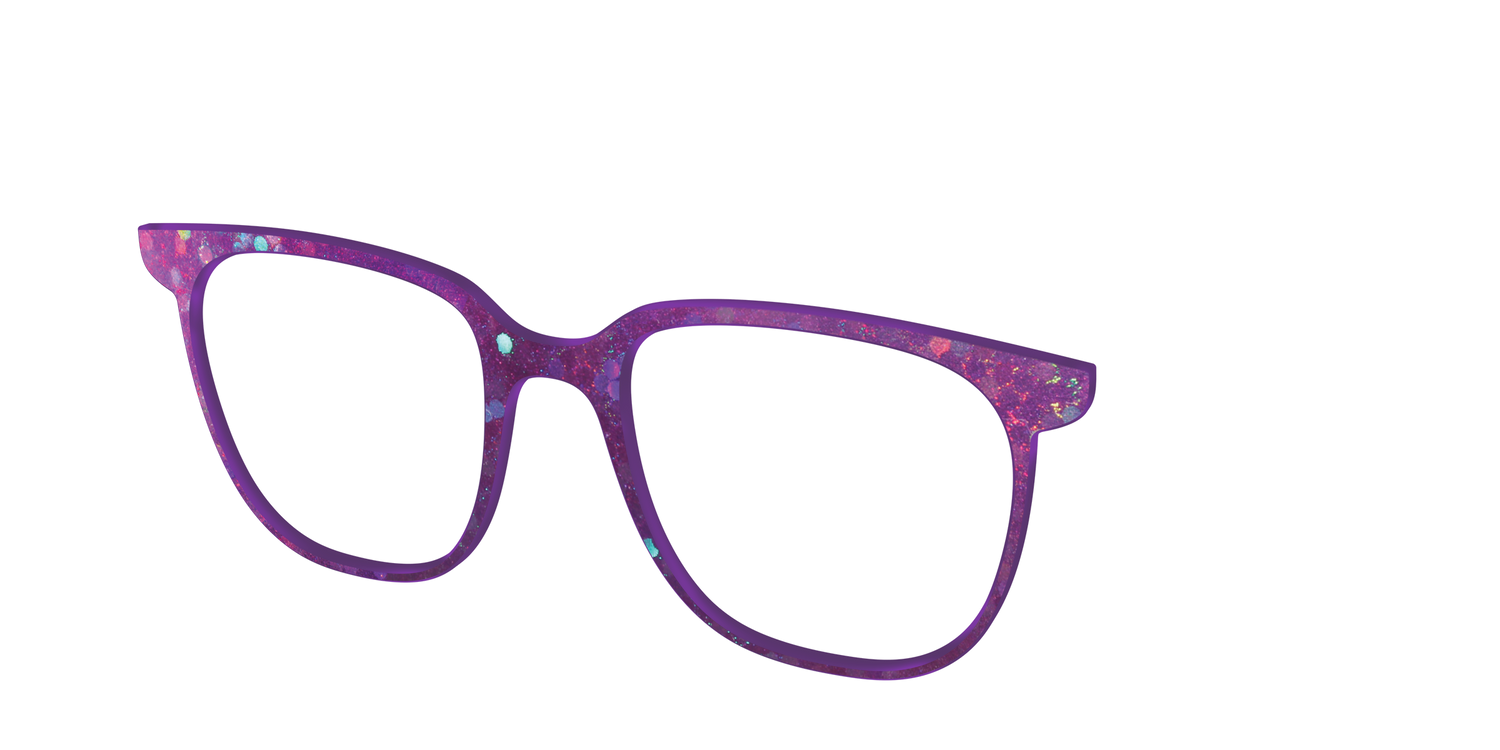 The Berry Jam Hexagons - Angle Top Image - Pair Eyewear
