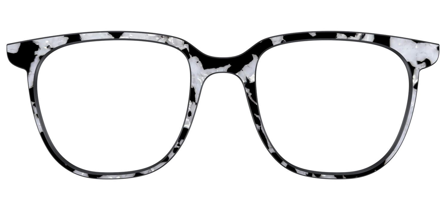 The Black & White Pearl Tortoise - Front Top Image - Pair Eyewear