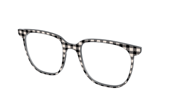 The Black Buffalo Check with Glitter - Angle Top Thumbnail - Pair Eyewear
