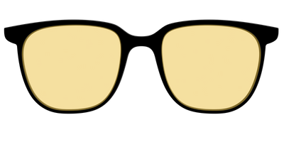 The Black with Driving Lens - Front Top Thumbnail - Pair Eyewear