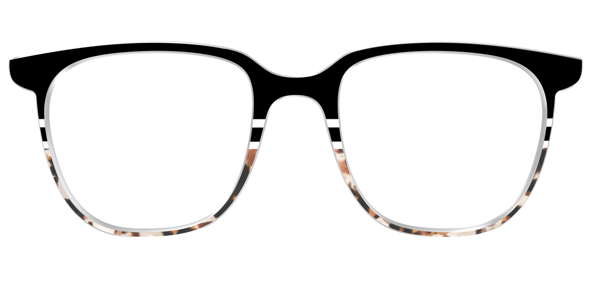 The Chic Tortoise Crystal Split - Front Top Image - Pair Eyewear