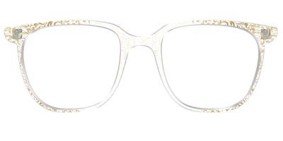 The Golden Flair Glitter Crystal with Gold Foil - Front Top Thumbnail - Pair Eyewear