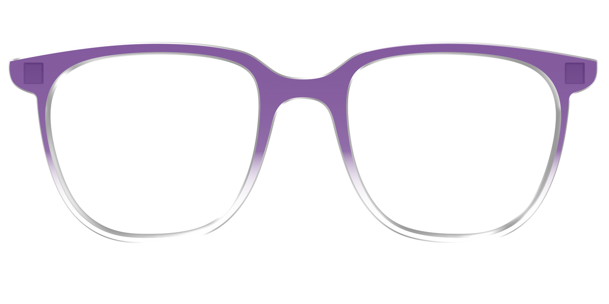 The Grape Gradient Crystal - Front Top Image - Pair Eyewear