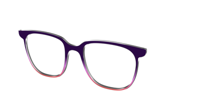 The Grape to Punch Gradient - Angle Top Thumbnail - Pair Eyewear