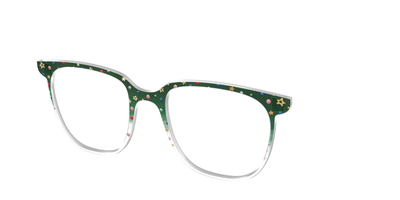 The Holiday Bauble with Foil Crystal - Angle Top Thumbnail - Pair Eyewear