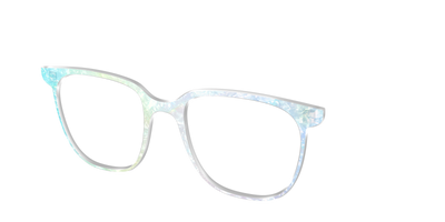 The Iridescent Pearl Marble Crystal - Angle Top Thumbnail - Pair Eyewear