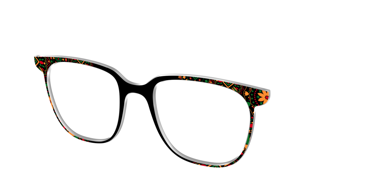 The Kwanzaa Medallion - Angle Top Image - Pair Eyewear