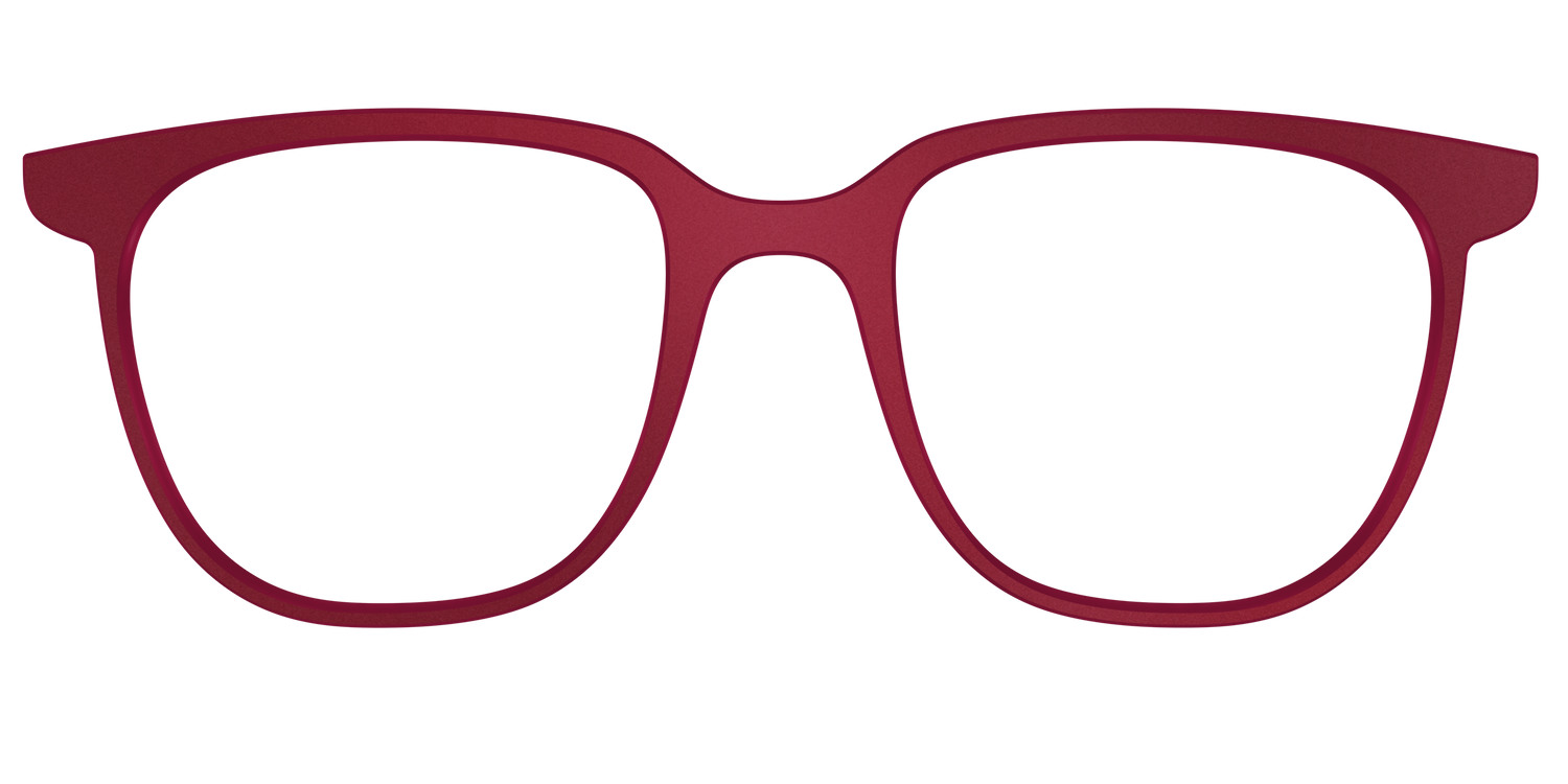 The Matte Burgundy - Front Top Image - Pair Eyewear