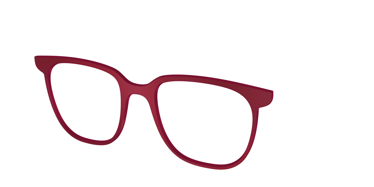 The Matte Burgundy - Angle Top Image - Pair Eyewear