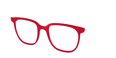 The Matte Red - Angle Top Thumbnail - Pair Eyewear