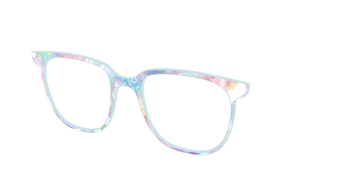 The Mermaid Bokeh with Bubble Glitter - Angle Top Image - Pair Eyewear